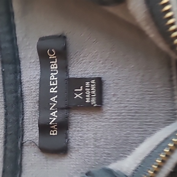 Banana republic 1/4 zip Gray long sleeve shirt size XL - Picture 2 of 3